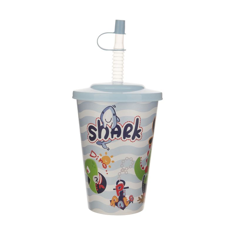 ماگ سفری هوبی لایف مدل shark گنجایش 0.5 لیتر